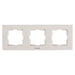 FRAME TRIPLE HORIZONTAL PANASONIC KARRE PLUS - Ключове и контакти<<<Електроматериали<<<Praktiker&&&Ключове и
