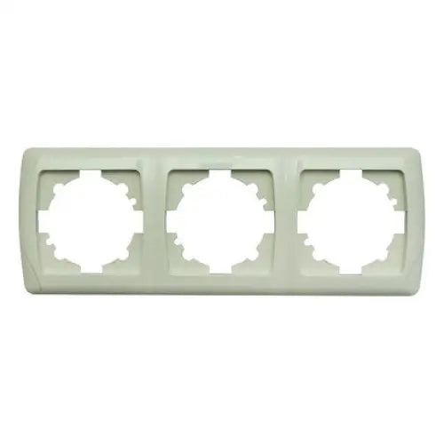 FRAME TRIPLE HORIZONTAL VIKO BY PANASONIC Carmen - Ключове и контакти<<<Електроматериали<<<Praktiker&&&Ключове и