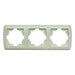 FRAME TRIPLE HORIZONTAL VIKO BY PANASONIC Carmen - Ключове и контакти<<<Електроматериали<<<Praktiker&&&Ключове и