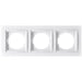 FRAME TRIPLE WHITE NILSON THOR - Ключове и контакти<<<Електроматериали<<<Praktiker&&&Ключове и