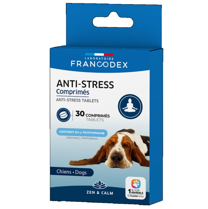 FRANCODEX Anti-stress - anti-stress tablets for dogs - 30 pcs