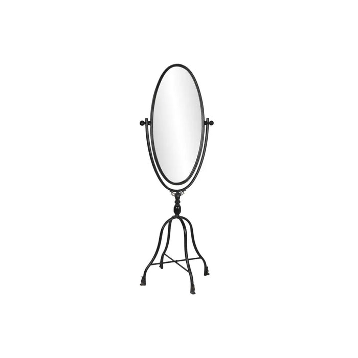 Free standing mirror DKD Home Decor Black Metal Crystal 61 x 62 x 174 cm - Декорация и Осветление<<<Дом