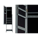Free standing mirror Gift Decor Grey Cloth Crystal MDF MDF Wood 36 x 140 x 36,5 cm Rectangular Jewellery Stand