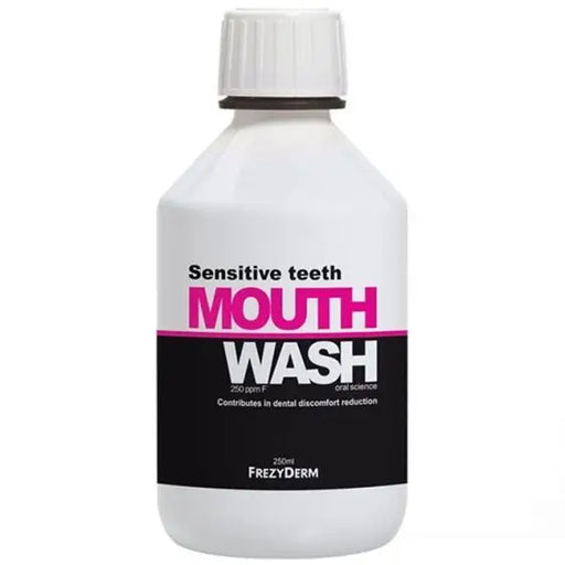 FREZYDERM Fluorine mouthwash for sensitive teeth Sensitive Teeth Mouthwash 250ml - Козметика FREZYDERM<<<Грижа за