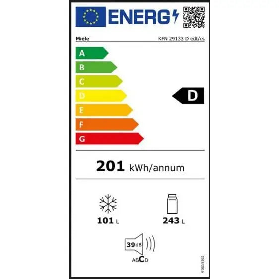 Fridge freezer MIELE KFN 29133 D edt/cs - Хладилници с фризер<<<Хладилници<<<Едра бяла техника<<<TechnoMix&&&Последни