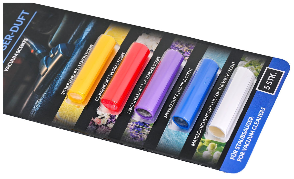 Fragrance refill for vacuum cleaner, mix of 5 fragrances, Frischer, 5 pcs.