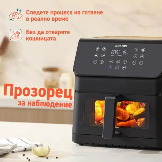 Fryer Cosori PremiumⅡPlus Airfryer CAF-P653-KEUR 6.2L - Фритюрници<<<Уреди за кухня<<<Малки електроуреди<<<TechnoMix
