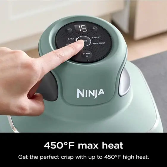 Fryer NINJA Crispi 4-in-1 Portable Glass Air Fryer FN101EUSG 3.8 l Sage Green - Здравословно хранене<<<Малки