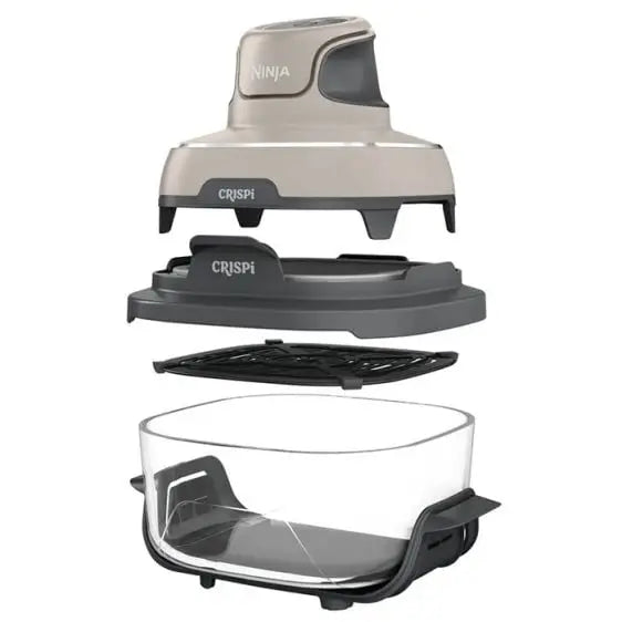 Fryer NINJA Crispi 4-in-1 Portable Glass Air Fryer FN101EUST 3.8 l Stone - Здравословно хранене<<<Малки