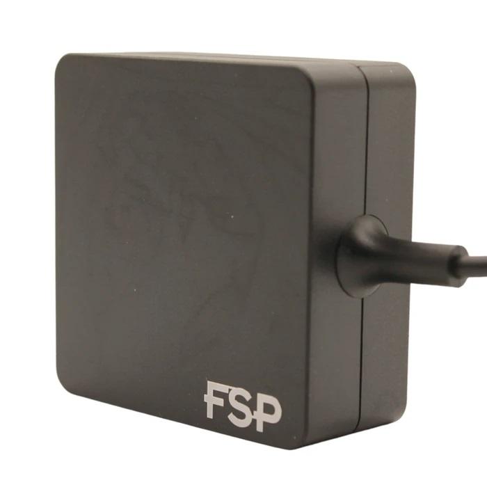 Universal power supply (charger) for laptop FSP NB 65W, USB Type-C, Black