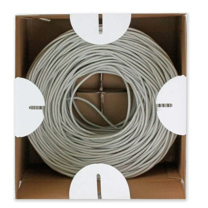FTP Category 6 Rigid Network Cable Techly 022595 Grey 305 m - Мрежови кабели<<<Компютър Кабели и адаптери<<<Компютри|