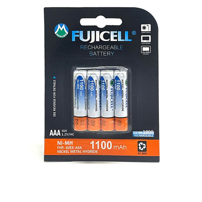 RECHARGEABLE BATTERIES FUJICELL AAA 1100 mAh