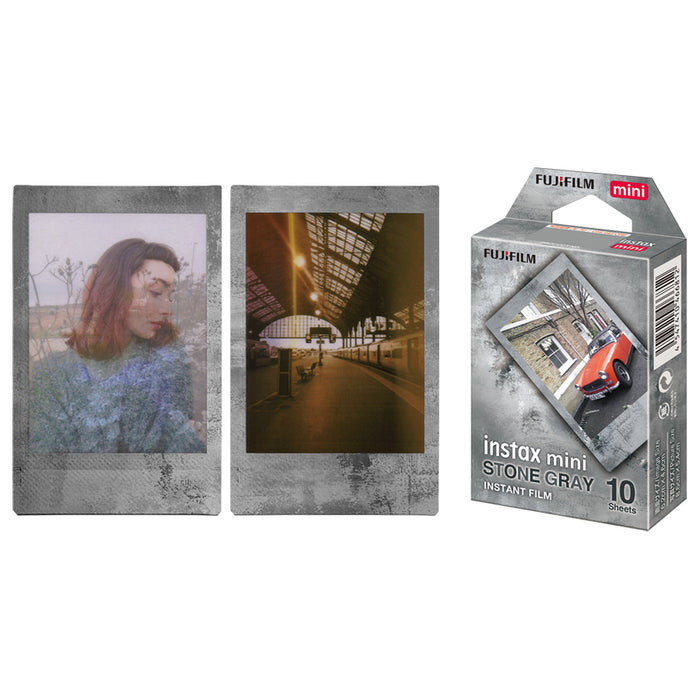 PHOTO PAPER INSTAX MINI STONE GRAY