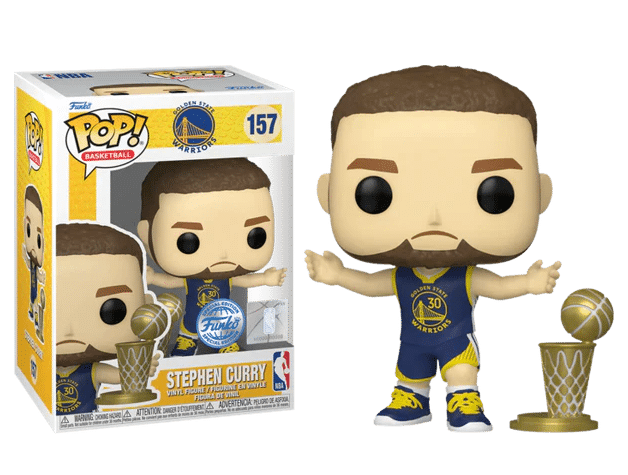 Funko Pop! NBA: Golden State Warriors - Stephen Curry (Throwback) (Special Edition) #157