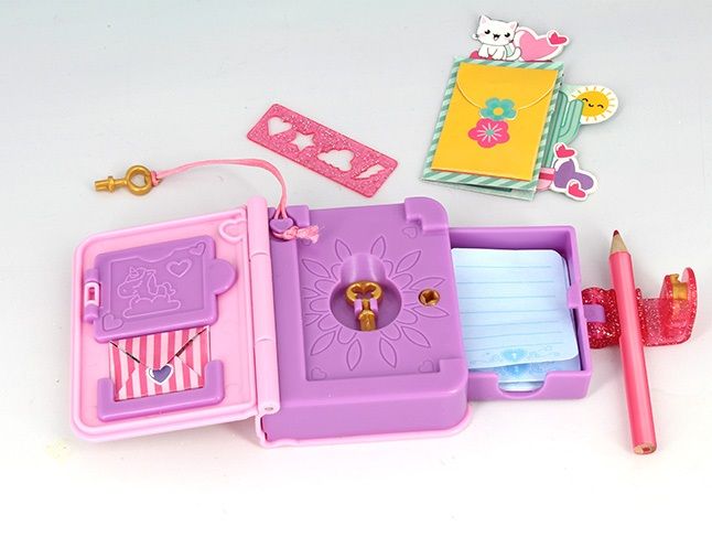 Diary with accessories Funlockets Mini Pink
