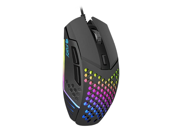 Fury Gaming Mouse Battler 6400 DPI Optical With Software Black - Мишки<<<FURY компютърна