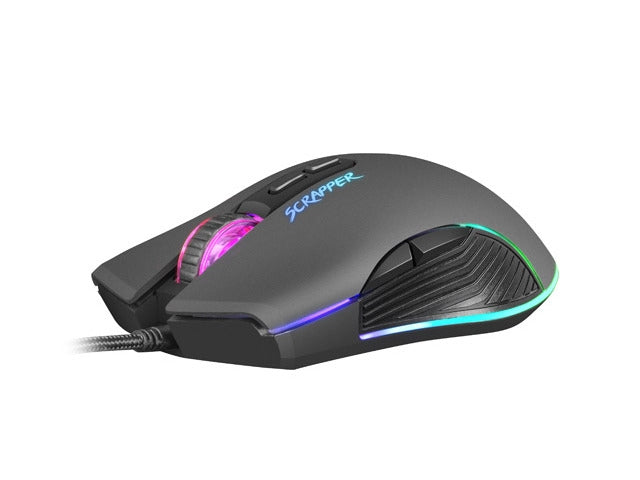 Fury Gaming Mouse Scrapper 6400DPI Optical With Software RGB Backlight - Мишки<<<FURY компютърна