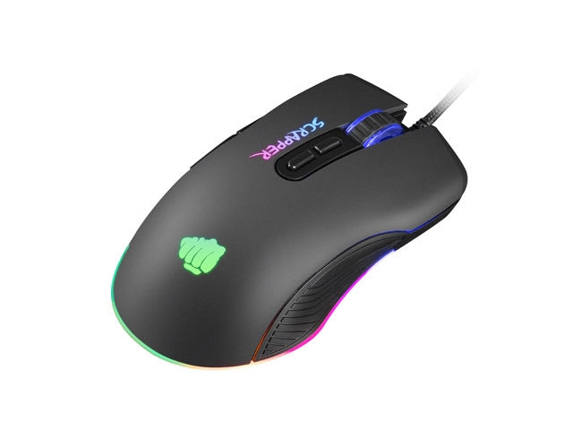 Fury Gaming Mouse Scrapper 6400DPI Optical With Software RGB Backlight - Мишки<<<FURY компютърна
