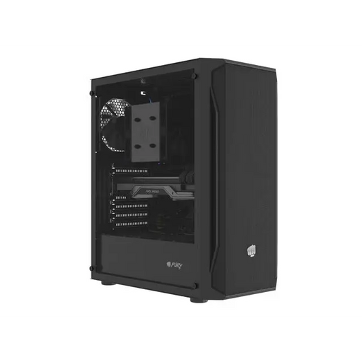 Fury PC Case Shobo SH4 Midi Tower Window Black - Кутии за компютър<<<FURY компютърна