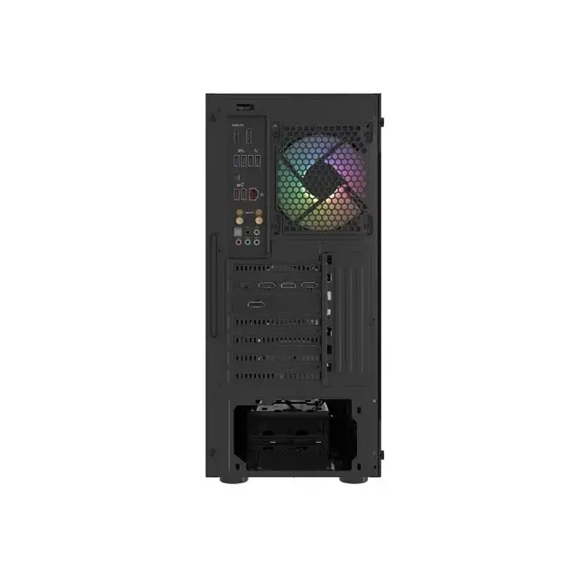 Fury PC Case Shobo SH4 RGB Midi Tower Window Black - Кутии за компютър<<<FURY компютърна
