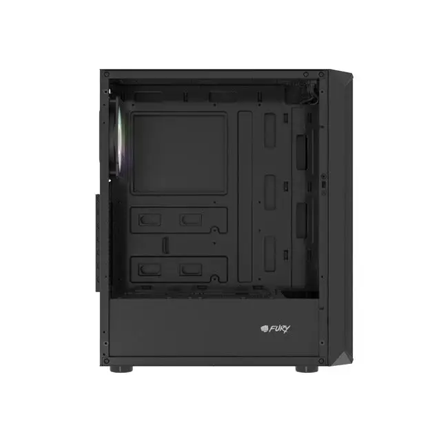 Fury PC Case Shobo SH4 RGB Midi Tower Window Black - Кутии за компютър<<<FURY компютърна
