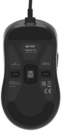 Fury Gaming Mouse Tanto T4 12000DPI Optical With Software RGB Backlight Black