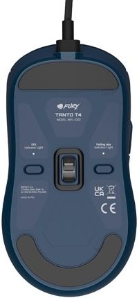 Fury Gaming Mouse Tanto T4 12000DPI Optical With Software RGB Backlight Blue
