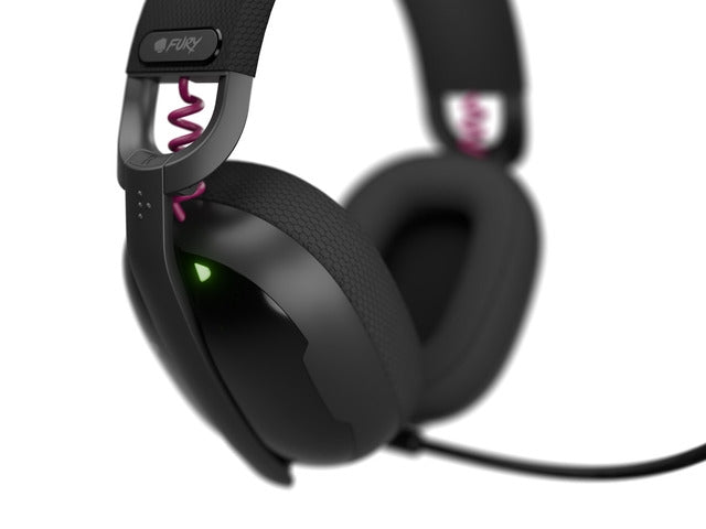 Fury Gaming Headset, Fukiya F6, Wireless With Microphone, Black