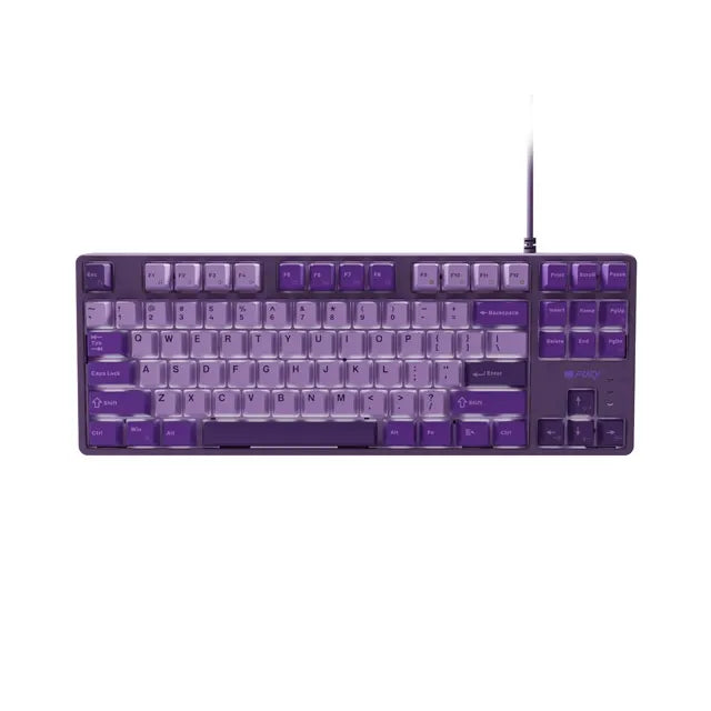 Fury Gaming Keyboard Kanabo K2, US layout, White backlight, Mechanical, Violet