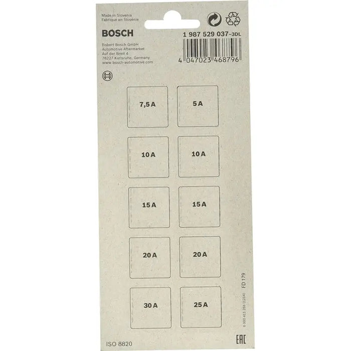 FUSES MIX 10 BOSCH - Авто предпазители<<<Ел. принадлежности<<<Авто и вело<<<Praktiker
