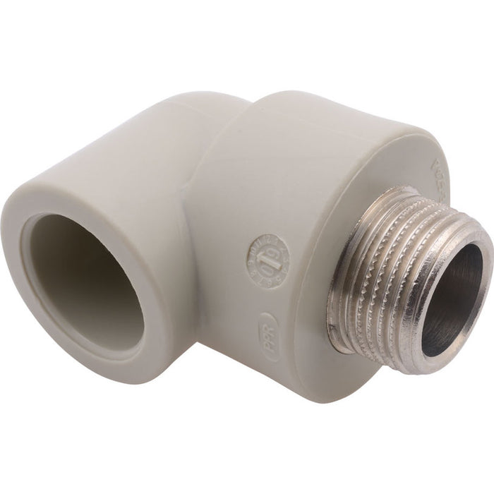 PPR ELBOW F20 X 3/4M FV PLAST