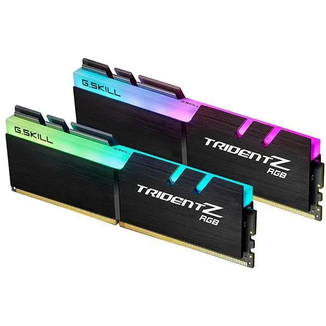 G.Skill Trident Z RGB (For AMD) F4-3200C16D-32GTZRX memory module 32 GB DDR4 3200 MHz - DIMM (DDR IV)PAM-DR4<<<Memory
