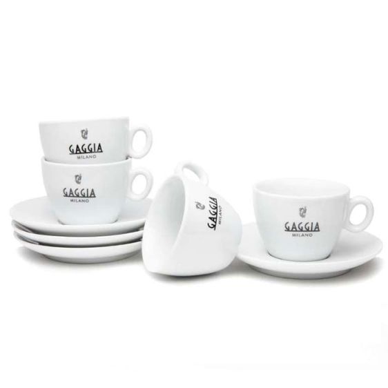 Ceramic cups for Cappuccino GAGGIA 4 pcs.