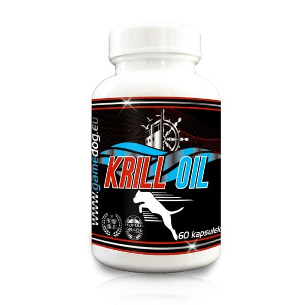 GAME DOG Krill Oil - supplements for dogs - 60 tablets