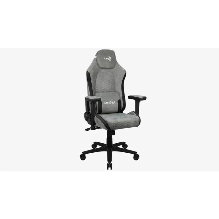 Gaming Chair Aerocool Crown AeroSuede Black Grey - Аксесоари за Игри<<<Компютър Игри<<<Компютри|