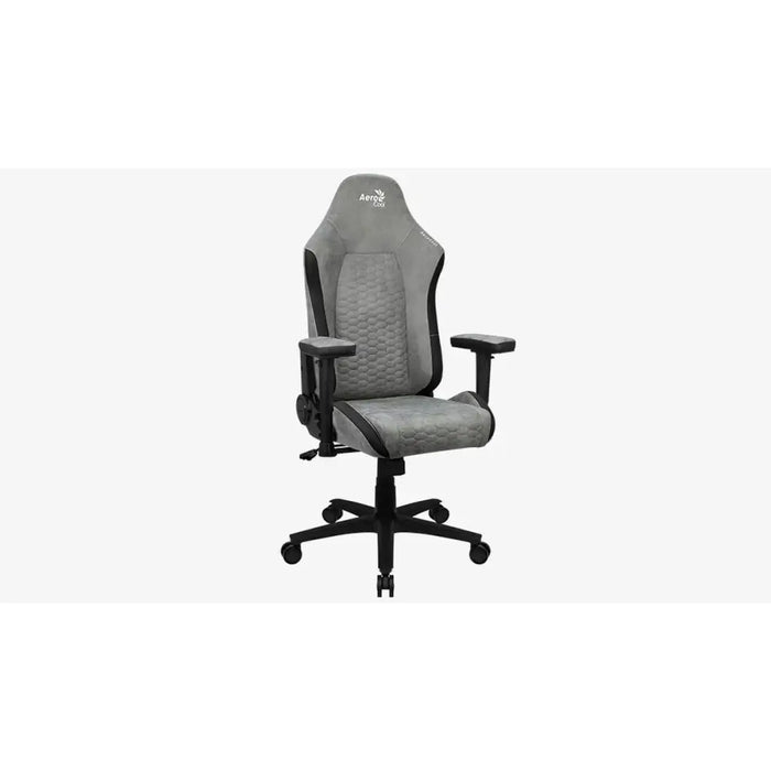 Gaming Chair Aerocool Crown AeroSuede Black Grey - Аксесоари за Игри<<<Компютър Игри<<<Компютри|