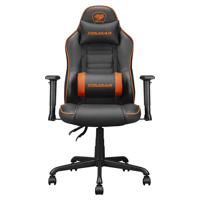 Gaming Chair Cougar Fusion S Black Black/Orange - Компютър Игри<<<Компютри| Електроника<<<BigBuy&&&Аксесоари за