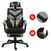 Gaming Chair Huzaro Combat 5.0 Black - Аксесоари за Игри<<<Компютър Игри<<<Компютри| Електроника<<<BigBuy&&&Gaming