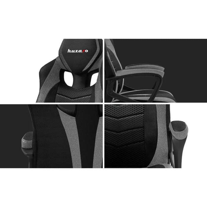 Gaming Chair Huzaro FORCE 2.5 Black Grey - Аксесоари за Игри<<<Компютър Игри<<<Компютри| Електроника<<<BigBuy&&&Gaming