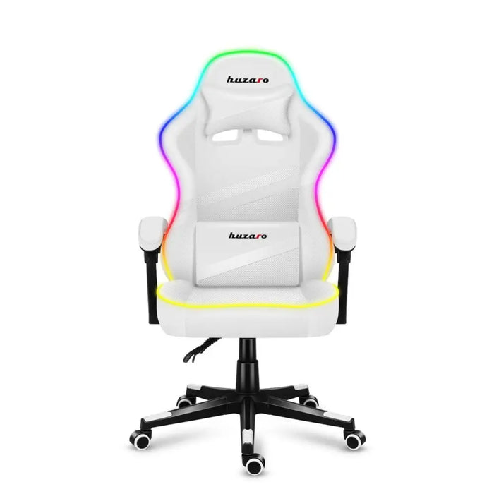 Gaming Chair Huzaro Force 4.4 RGB White - Аксесоари за Игри<<<Компютър Игри<<<Компютри| Електроника<<<BigBuy&&&Gaming