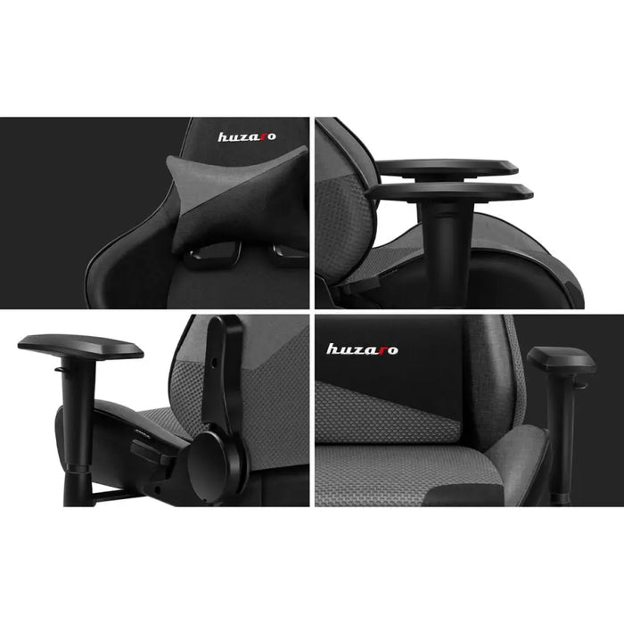 Gaming Chair Huzaro Force 6.2 Black/Grey - Аксесоари за Игри<<<Компютър Игри<<<Компютри| Електроника<<<BigBuy&&&Gaming