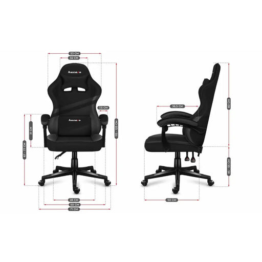 Gaming Chair Huzaro HZ-Force 4.4 Carbon Black - Аксесоари за Игри<<<Компютър Игри<<<Компютри|