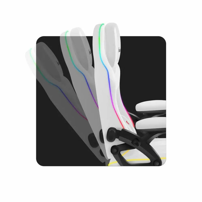 Gaming Chair Huzaro HZ-FORCE 4.6 RGB WHITE MESH - Аксесоари за Игри<<<Компютър Игри<<<Компютри|