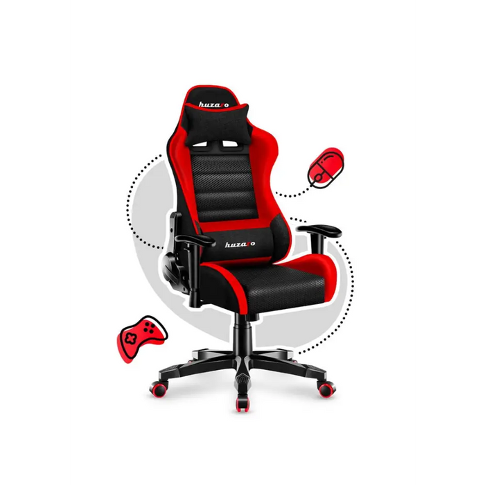 Gaming Chair Huzaro HZ-Ranger 6.0 Red Black Kids - Gaming armchairsGAM-FOT<<<PC GamingGAM<<<ActionPL&&&Компютър
