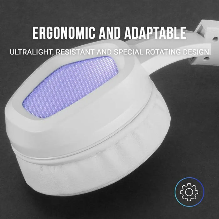 Gaming Earpiece with Microphone Mars Gaming MH320W LED RGB Stereo Grey - Компютър Игри<<<Компютри|