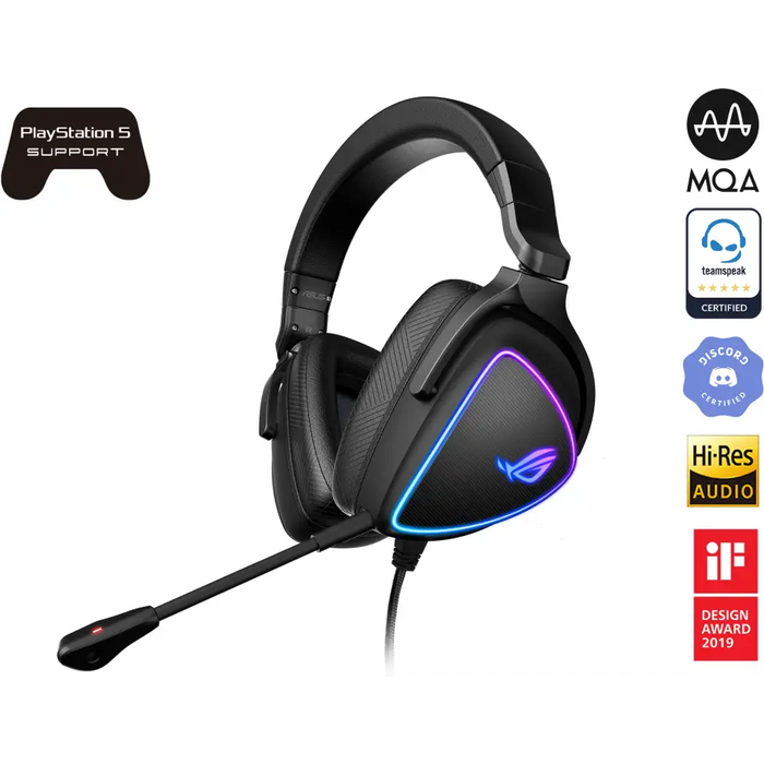 Gaming headphones ASUS ROG Delta S USB-C Aura Sync RGB - Геймърски слушалки<<<Геймърска периферия<<<ValiAPI&&&Гейминг