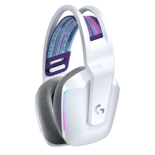 Gaming headset Logitech G733 Lightspeed Wireless RGB Microphone White - Gaming