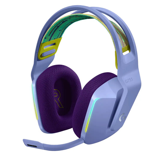 Gaming headset Logitech G733 Lilac Lightspeed Wireless RGB Microphone Purple - Gaming