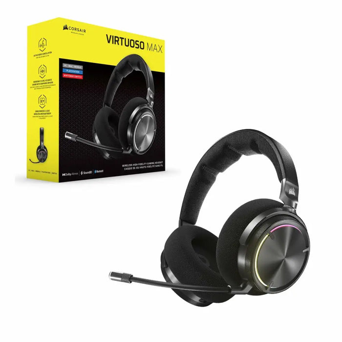 Gaming Headset with Microphone Corsair VIRTUOSO MAX Black - Електроника Телефони и таблети<<<Компютри|