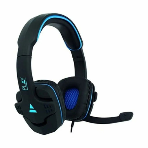 Gaming Headset with Microphone Ewent PL3320 Black Blue - Компютър Игри<<<Компютри| Електроника<<<BigBuy&&&Гейминг